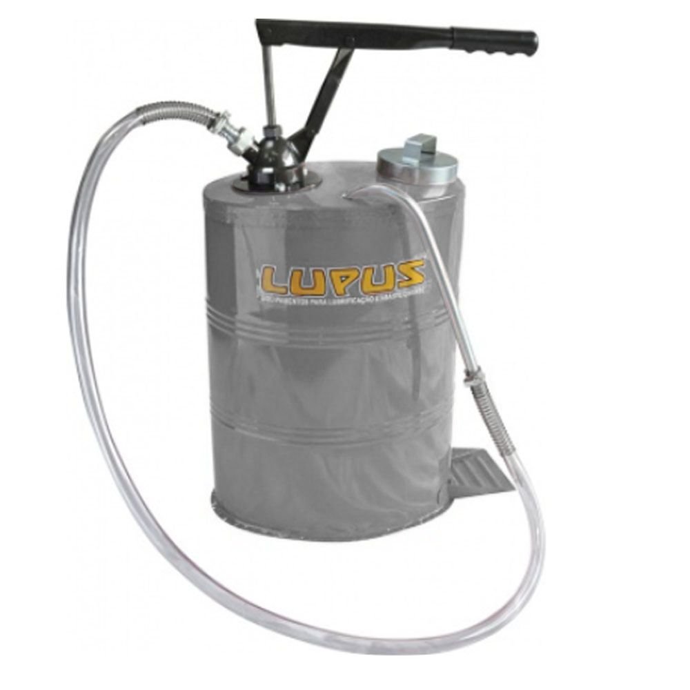 BALDE PARA OLEO DE ALAVANCA 18L. CINZA LUPUS