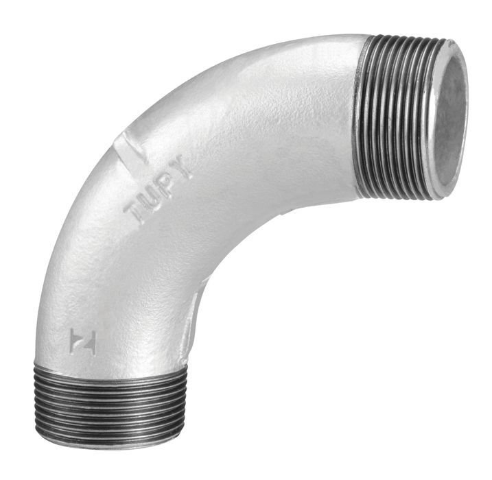 Curva 90º Macho - Galvanizado