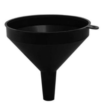 FUNIL 4" EM POLIPROPILENO PRETO