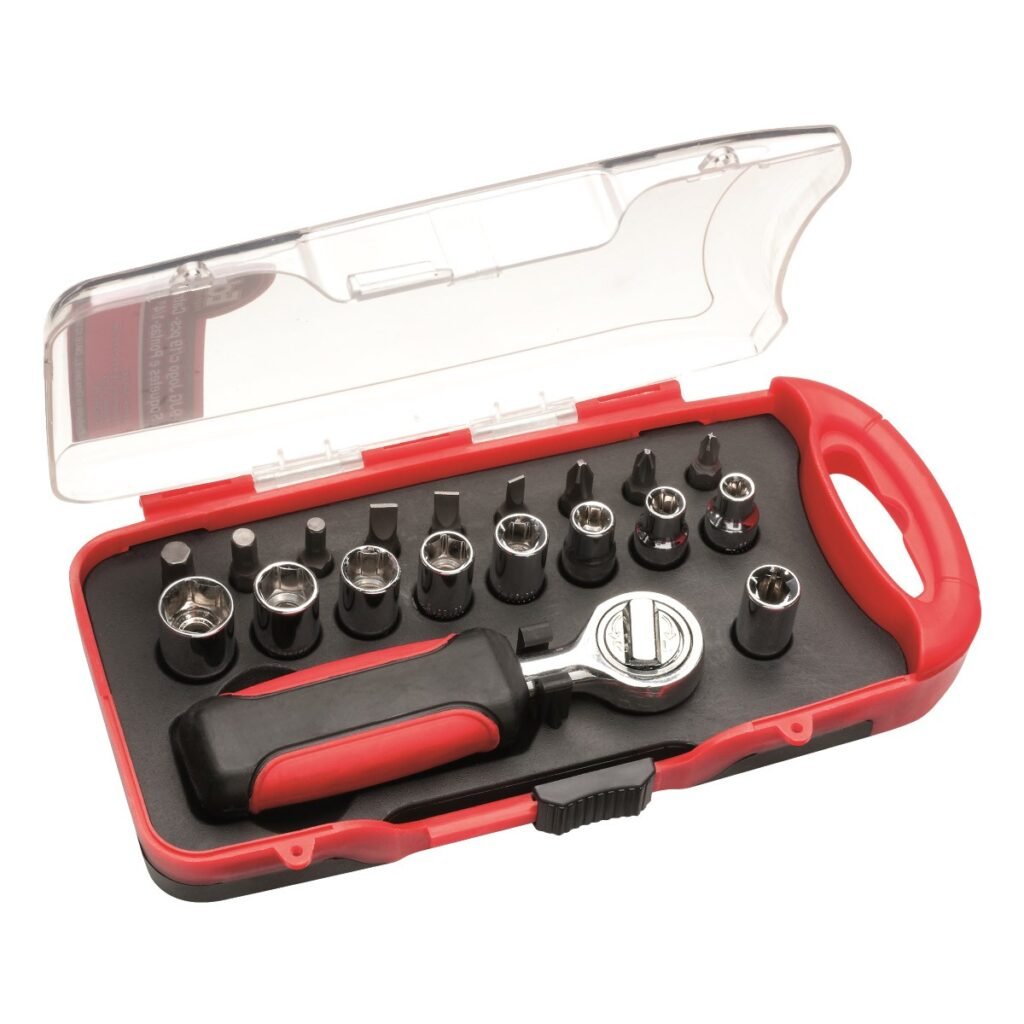 JOGO DE SOQUETES C/ ENCAIXE DE 1/4"- C/19 PC