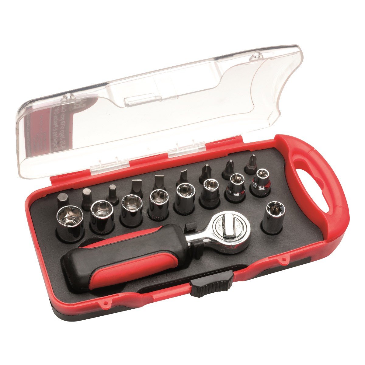 JOGO DE SOQUETES C/ ENCAIXE DE 1/4"- C/19 PC