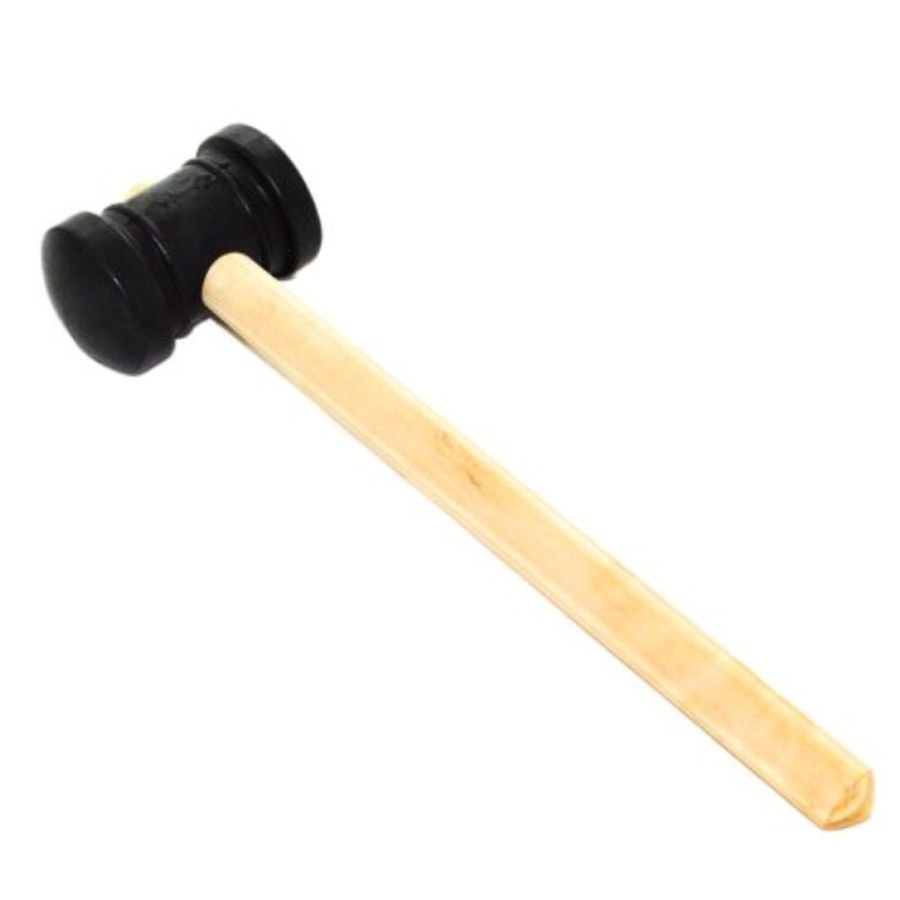 MARTELO DE BORRACHA PRETO 60MM