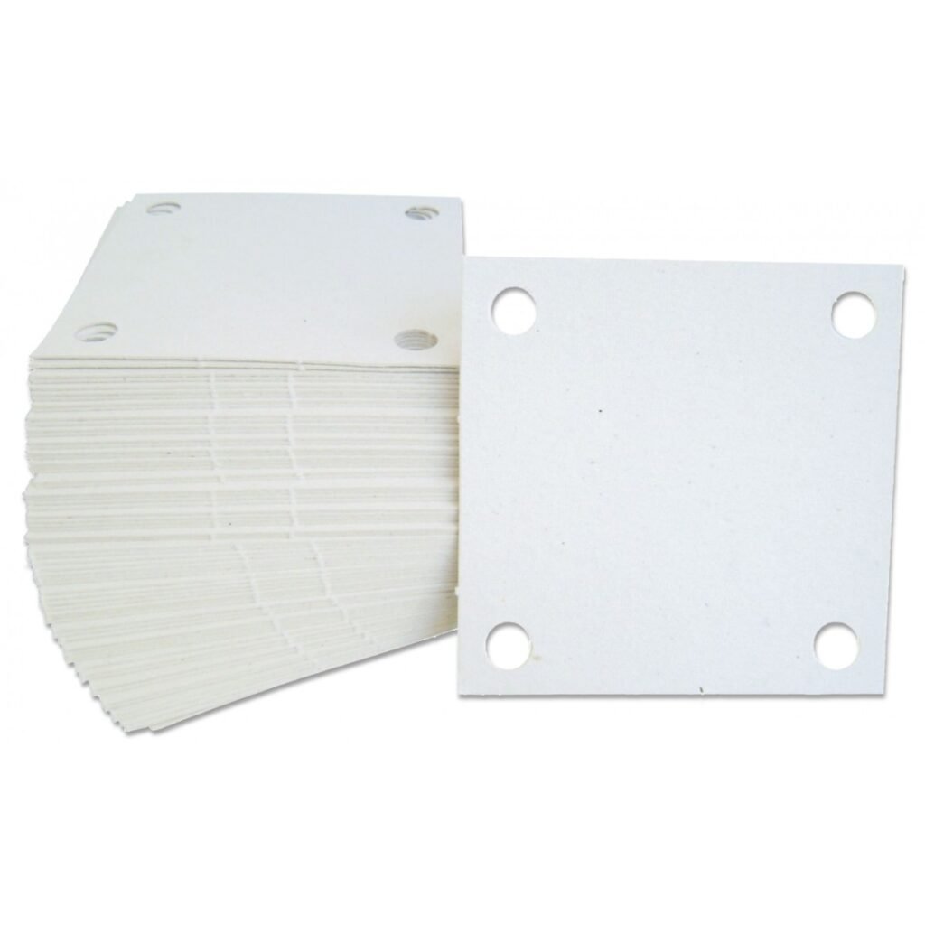 Papel Filtrante Quadrado 7x7 com 4 Furos (10KG)