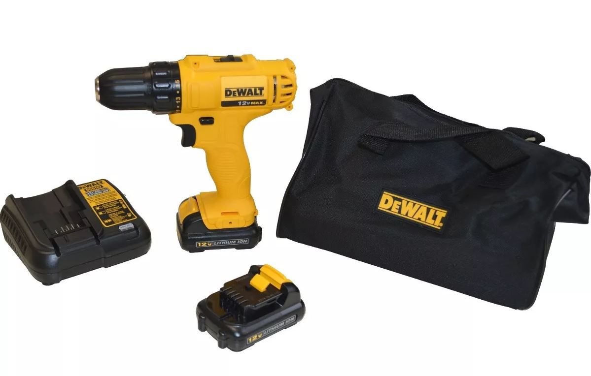 Parafusadeira/Furadeira c/ Bolsa | 3/8'' (10mm) | 2 Baterias 12V MAX* Bivolt | 24Nm  - DeWALT